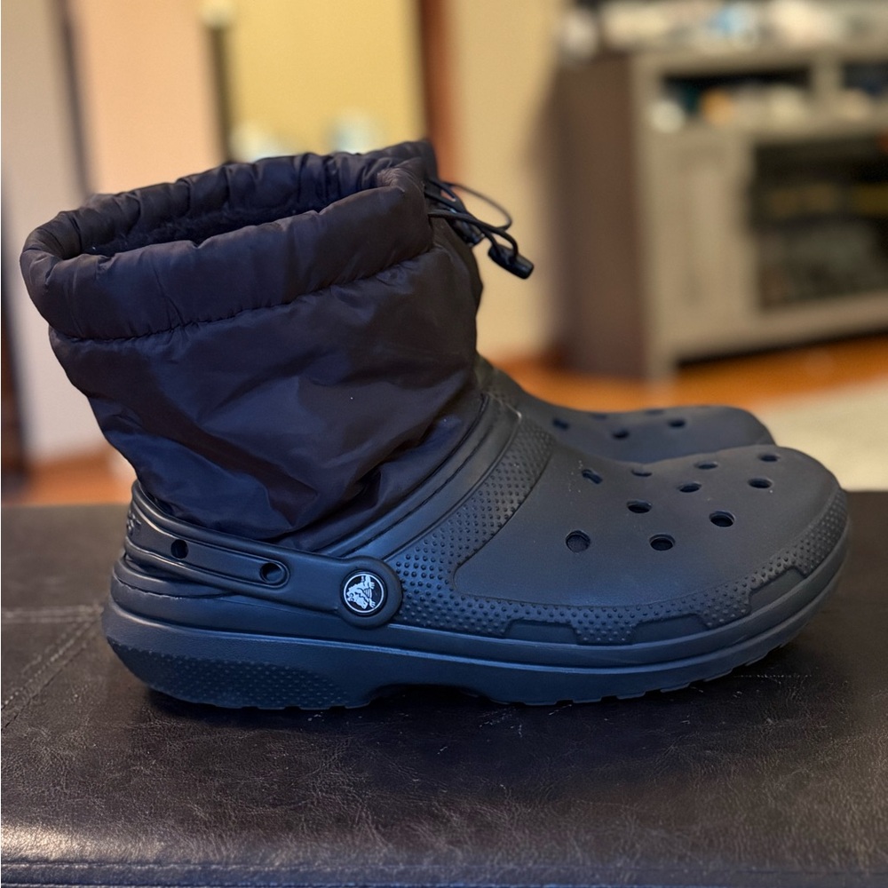 CROCS Black Insulated Boots